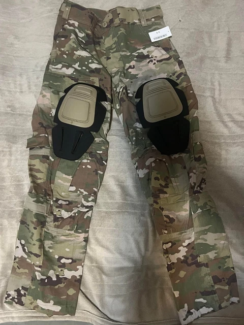 US Army OCP Multicam Combat Pants w/ Knee pad slots NEW With Tags Small short