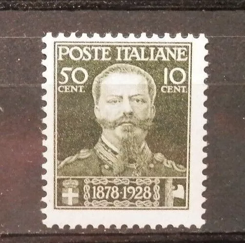 ITALIA - REGNO - 1929 Vittorio Emanuele II - 50 più 10 Cent - MNH