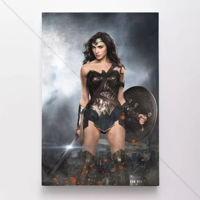 Wonder Woman Poster Canvas Justice League DC Comic Book Cover Art Print #54400