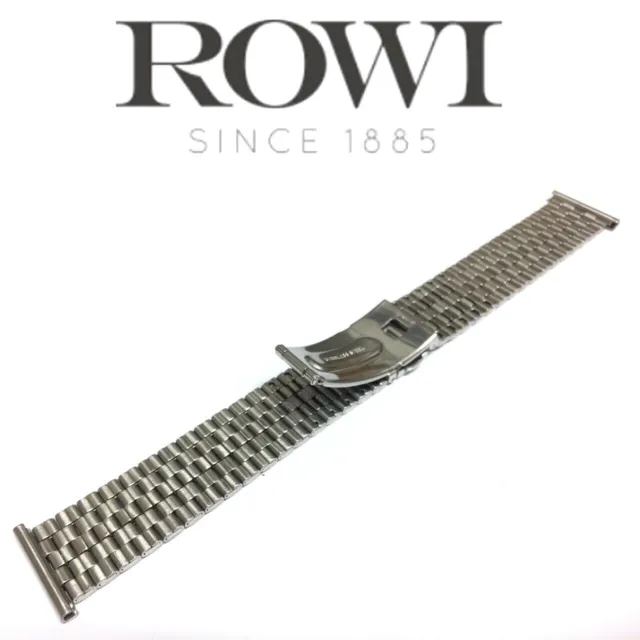 BRACELET DE MONTRE BRACELET 22 mm ROWI 302891 ACIER INOXYDABLE HAUT POLI 2