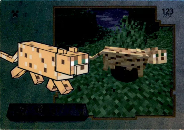 Minecraft Trading Cards 2021 - Nr. 123 Ocelot Mob Foil Karte