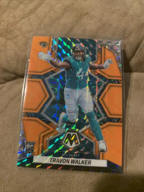 Travon Walker 2022 Mosaic Orange Prizm Rookie  #286 Jaguars
