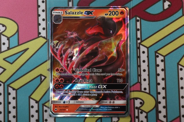 Pokemon TCG - Salazzle GX - 25/147 - Ultra Rare - Burning Shadows