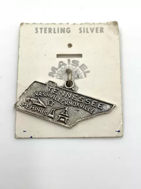 Nashville Knoxville Memphis Tennessee Sterling Silver State Charm Maisel Travel