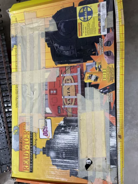 rail king train set Santa Fe