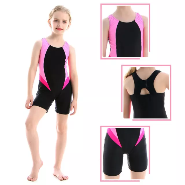 Girls Endurance Swimsuit Swimming Lesson Costume Swimwear Age 3-13 New