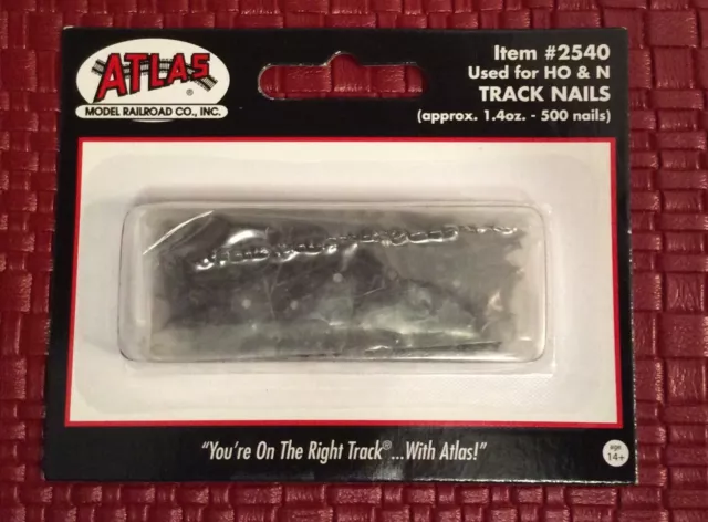 500 Track Nails Ho N Scale Atlas 2540 Train Tracks Layout