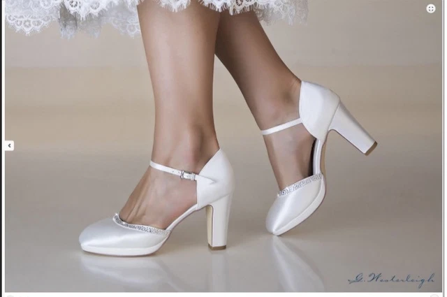 Scarpe da sales sposa color avorio