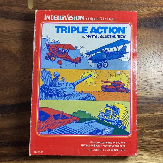 Jeu Intellivision Utopia – Boîte, Superpositions Et Manuel Inclus – NTSC 1982
