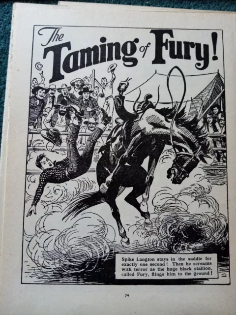Xm11 Ephemera 1957 short story the taming of fury