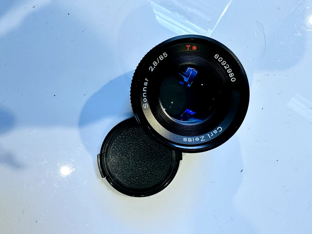 Contax Carl Zeiss Sonnar 85mm f/2.8 T* AEJ C/Y Wide Angel Made in West Germany