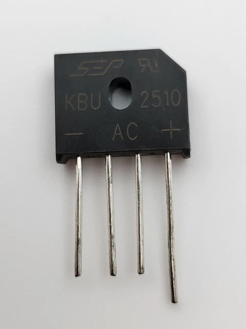 Pont de Diode Redresseur KBU2510 - 25A / 1000V, Bridge Rectifier Diode