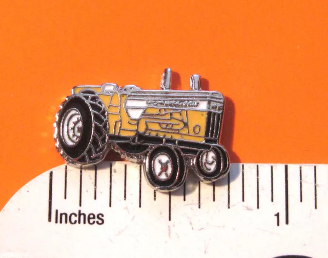 Yellow FARM TRACTOR - Hat pin,  lapel pin , tie tac , hatpin GIFT BOXED