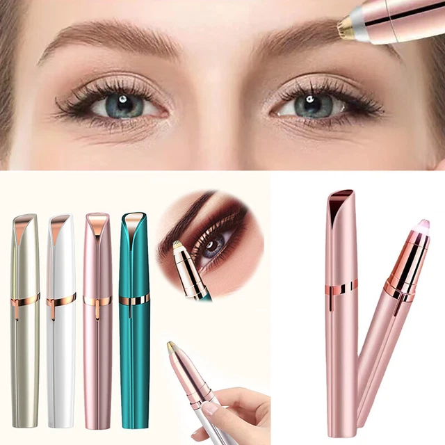 Recortadora eléctrica de cejas depiladora impecable cejas removedora de vello facial mujeres hombres