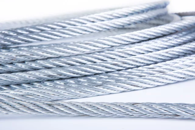 1/2" Galvanized Wire Rope Steel Cable IWRC 6x19 (100 Feet) 2