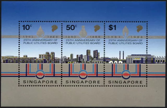 Singapur 1988 "Gesellschaft für Energie", MiNr Block 21