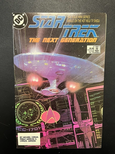 Star Trek The Next Generation #1 mini series 1988 DC Comics