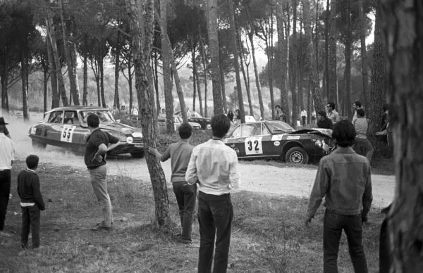 Citroen DS 21 ERC Rally Car 1971 Racing Old Photo