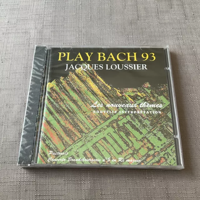 JACQUES LOUSSIER CD Play Bach 93 Die neuen Themen *1993 FRANKREICH NEU/VERSIEGELT*