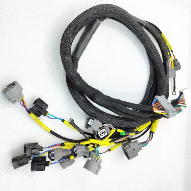 For Honda Civic Integra B16 B18 D16 OBD2 Tucked Budget D B-series Engine Harness