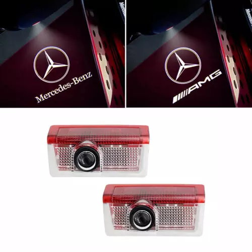 2Pcs Door Light LED Laser Projector Lighting for Mercedes W205 S205 S213 W166 UK