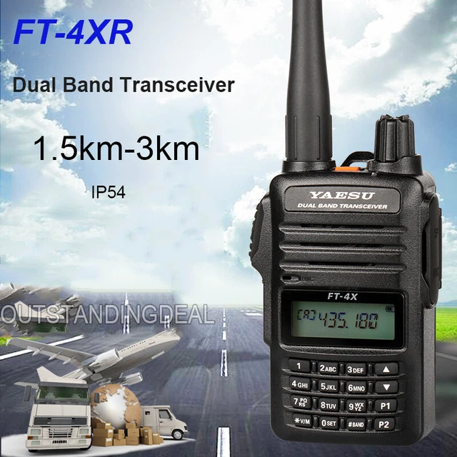 YAESU FT4XR DUAL Band Transceiver UHF VHF Radio Walkie Talkie Outdoor