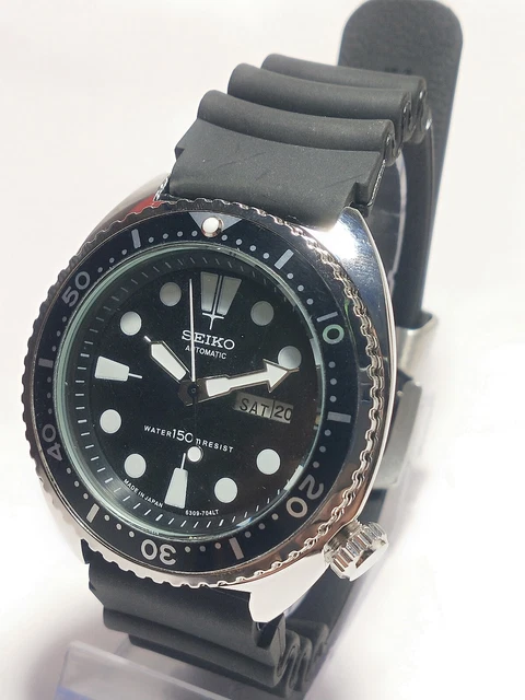 Seiko DIVER'S Automatic Movement Day Date Dial Mens Wrist Watch SD78