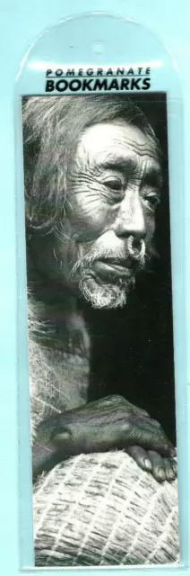 North Native American Indian Man Bookmark Pomegranate Edward  S Curtis Photo BW