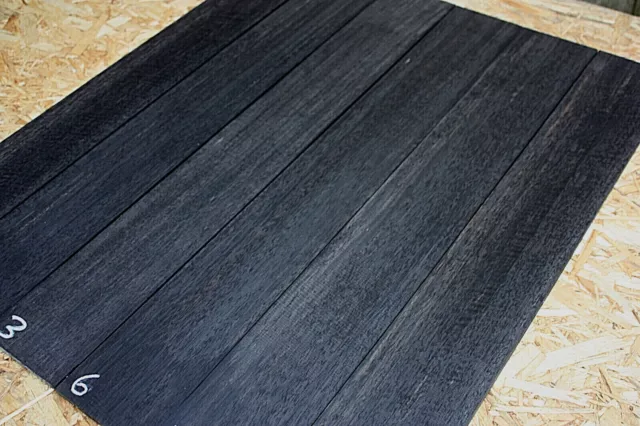 AFRICAN EBONY 6-string bass guitar fingerboard fretboard blank 730 x 100 x 9mm