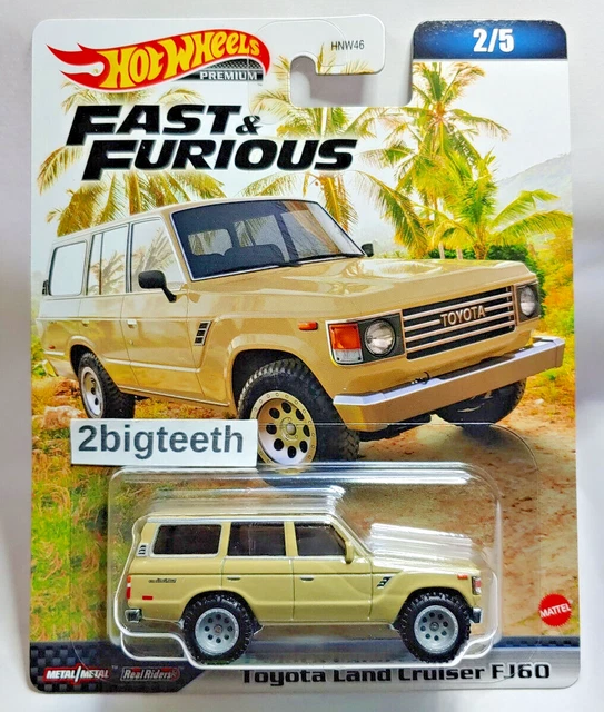 HOT WHEELS PREMIUM Fast and Furious Toyota Land Cruiser FJ60 Realriders