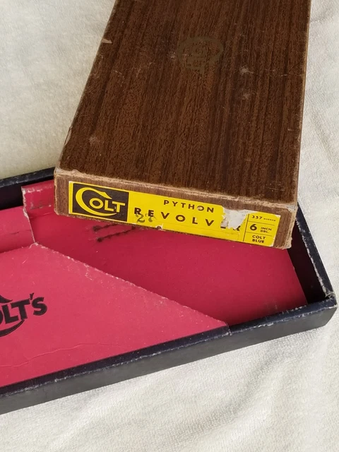 FACTORY ORIGINAL COLT Python Box $255.00 - PicClick