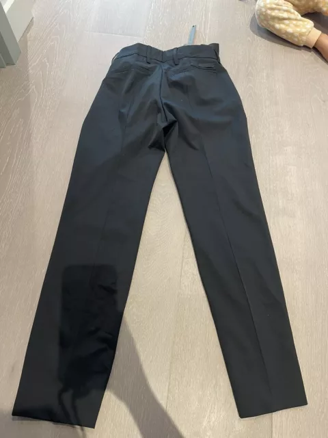 Ladies Black Prada straight trousers - size 10 3