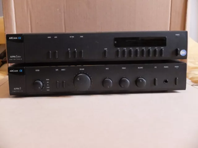 AMPLI  ARCAM  alpha 5/ TUNER   ARCAM  alpha 5 +