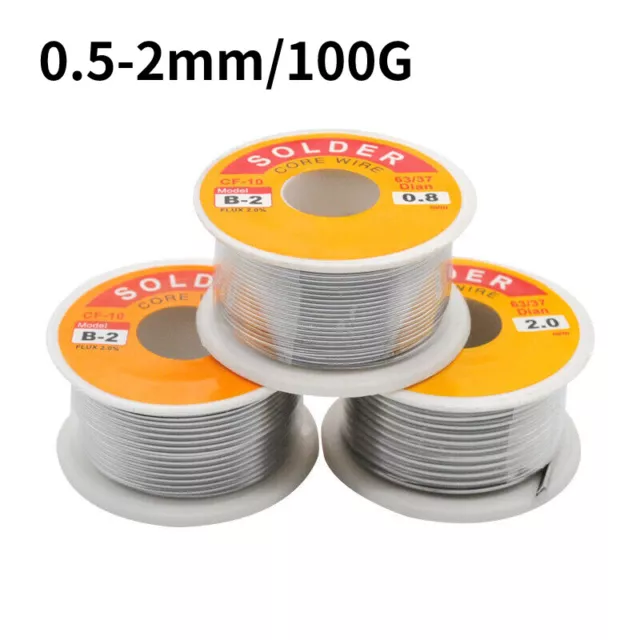 63/37 0.5-2mm/100G Tin Lead Rosin Core Flux Welding Wire Electrical Soldering