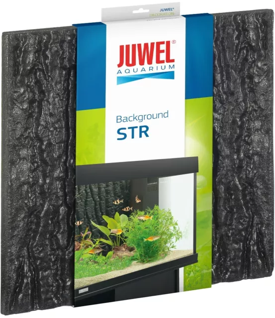 Juwel Strukturrückwand STR 600   500 x 595 mm Rückwand Aquarium schwarz