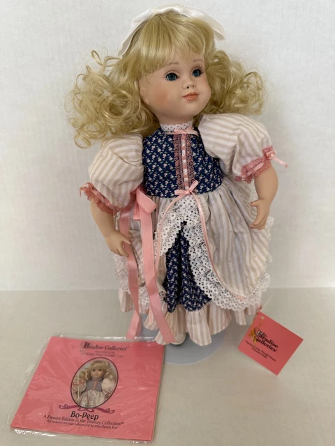 Paradise Galleries Treasury Collection Porcelain Bo Peep 14" Doll In Box