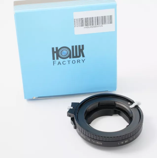 Hawk's Factory Leica M Lens to  Sony E-Mount Camera Macro Helicoid Adapter V5