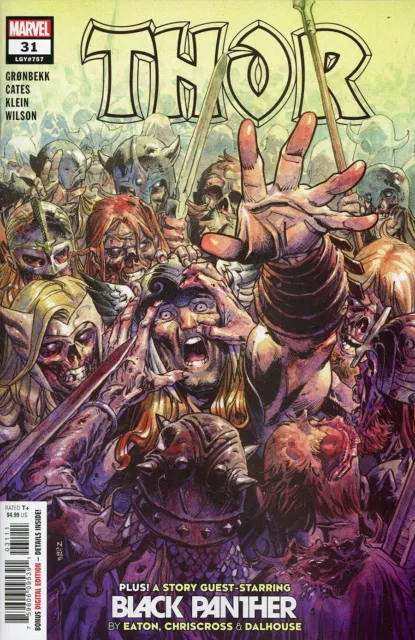 Thor #31 2023 Unread Nic Klein Main Cover Marvel Comic Book
