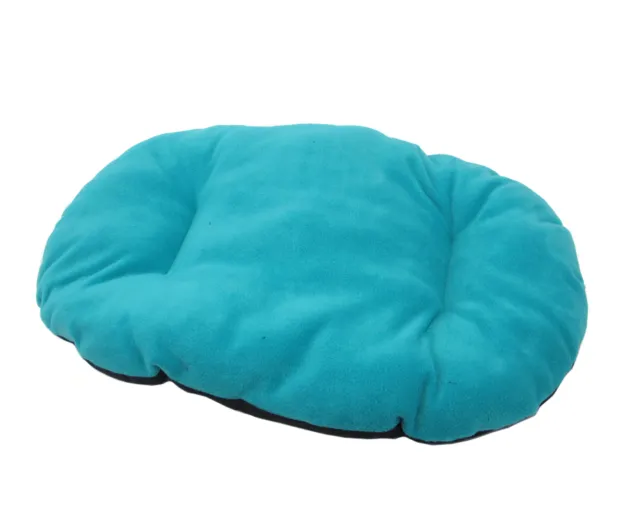 New!!!  Large Teal / Aqua Fleece Dog /  Cat Bed Cushion For Bottom Of Basket