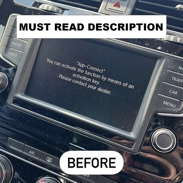 VW SEAT SKODA MIB 2 CarPlay Android Auto Smart Link App Connect Activation 19.98 PicClick UK