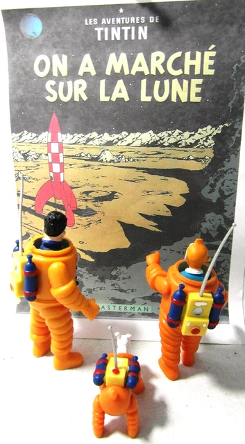 Hérgé- Tintin, haddock et Milou - coffret lune - Para-BD/Figurines