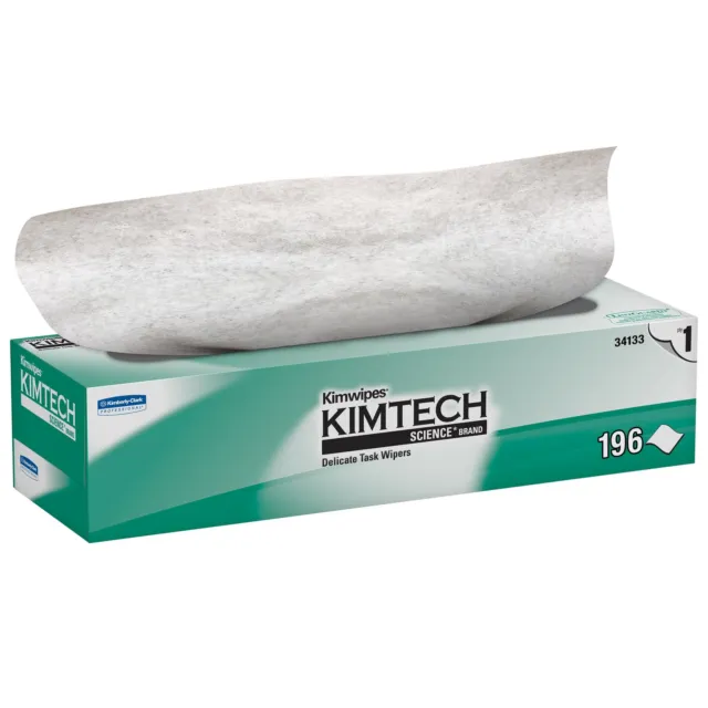Kimtech Kim Wipes Disposable Task Wipes Lint Guard 12 x 12" 34133 196 Ct