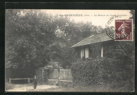CPA Ste-Geneviève, La Maison du Garde Forestier, Haus des Försters 1924