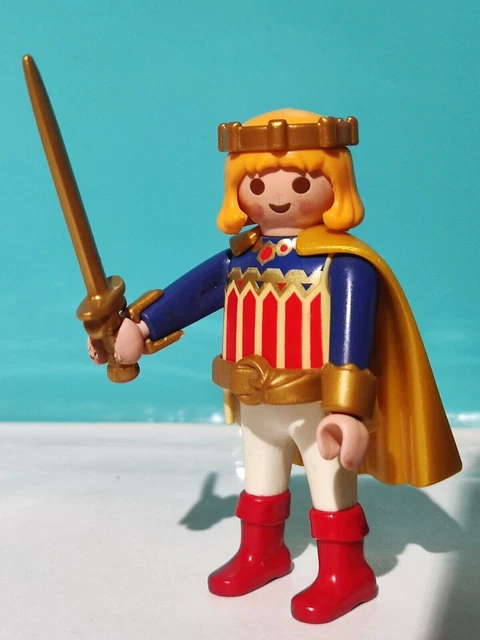 Set Playmobil Vintage Médiéval 4616 (2003) - Prince, Chevalier, Chariot, Cheval - Occasion