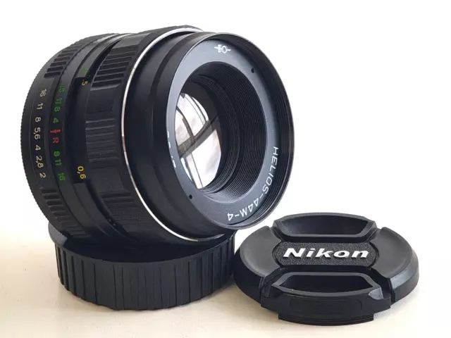 Helios 44M-4 58mm F/2.0 USSR Lens For NIKON! Infinity Focus is!!! s/n: 87139792 2
