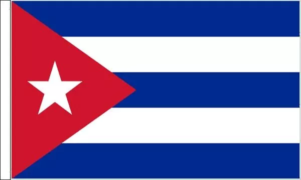 Cuba Sleeved Flag suitable for Boats 45cm x 30cm