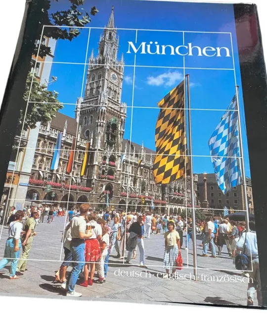 MUNCHEN 1988 KUNSTVERLAG Josef buhn book art travel guide germany DJ ...