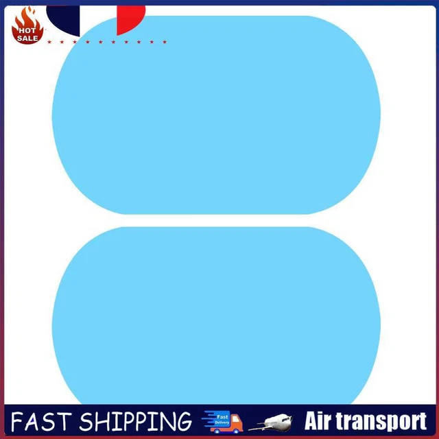 2x 95x135mm Car Side Rearview Mirror Anti Fog Glare Rainproof Films with Tools