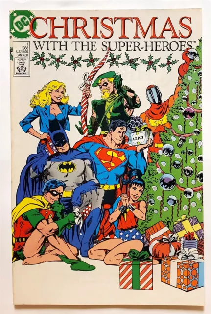 Christmas with the Super-Heroes #1 (Dec 1988, DC) 6.5 FN+