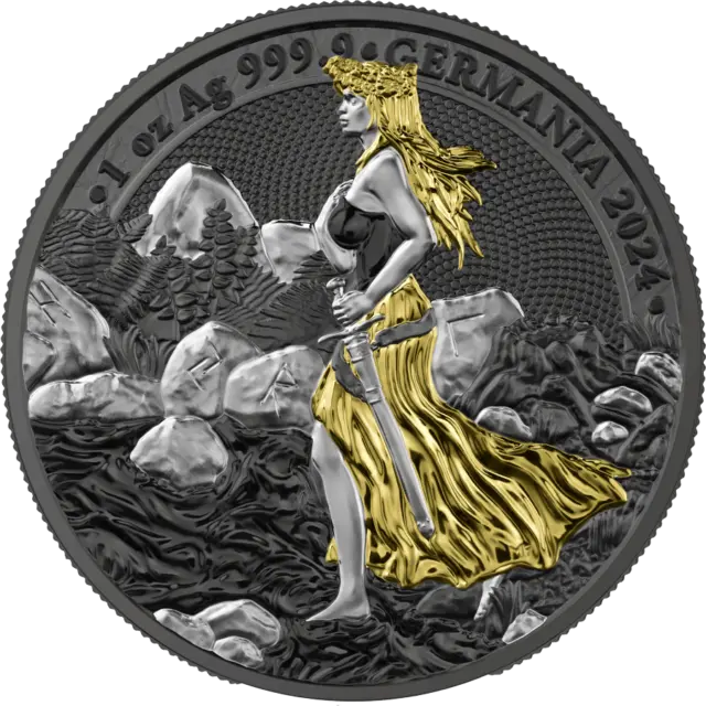2024 Germania World Money Fair Edition 1 oz Silver BU Coin